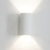 Applique di gesso isyluce per interni cilindro bianco