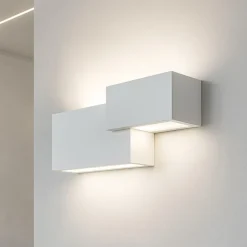 Applique di gesso moderna paro sforzin design bianca