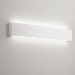 Applique di gesso rettangolare led 18w bianco wall perenz illuminazione
