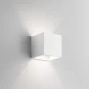 Applique di gesso squadrata cubo bianco per interni