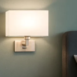 Applique di tessuto para hotel perenz da comodino per camera da letto