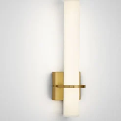 Applique dorata led 15w 4000k per bagno moderno 4000k