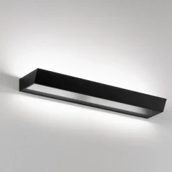 Applique edge nero isyluce design moderna led 30w 4000k
