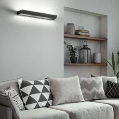 Applique edge nero isyluce design moderna led 30w 4000k