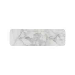 Applique gemini linea light marmo bianco led 28w 3000k