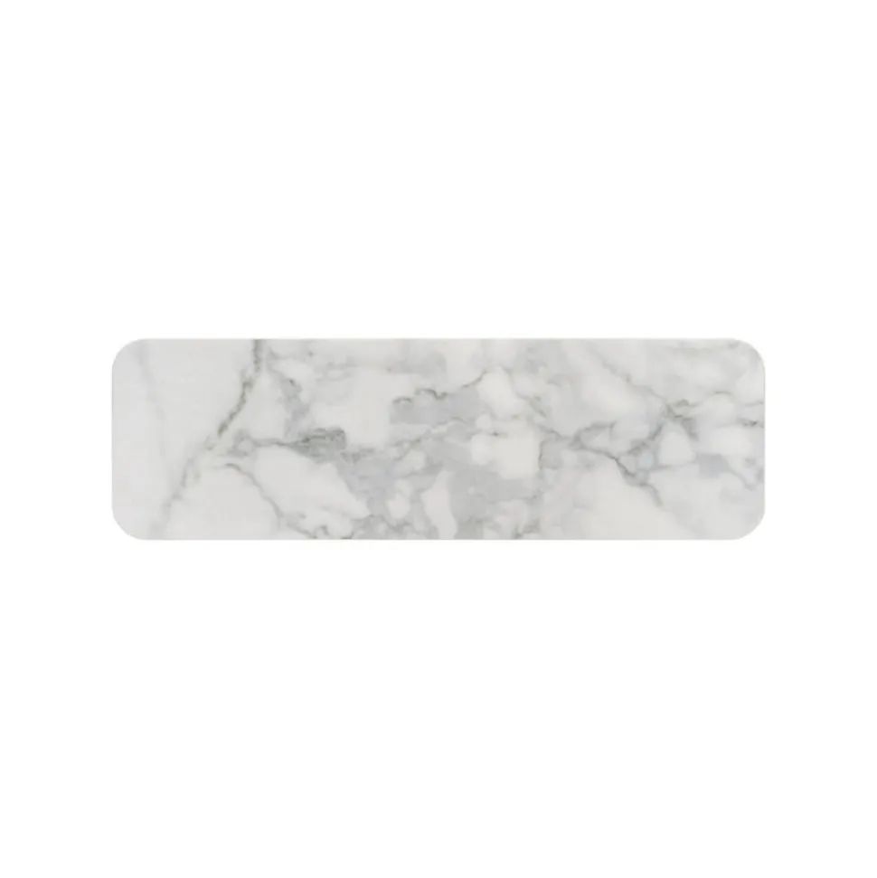 Applique gemini linea light marmo bianco led 28w 3000k