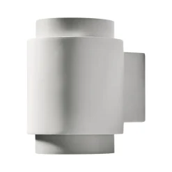 Applique in gesso moderna bianco sforzin syme