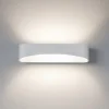 Applique isyluce drappo bianco led 36w 3000k moderna