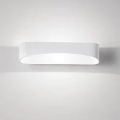 Applique isyluce drappo bianco led 36w 3000k moderna