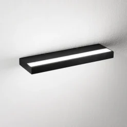 Applique isyluce duplex moderna led 40w 3000k-4000k nera