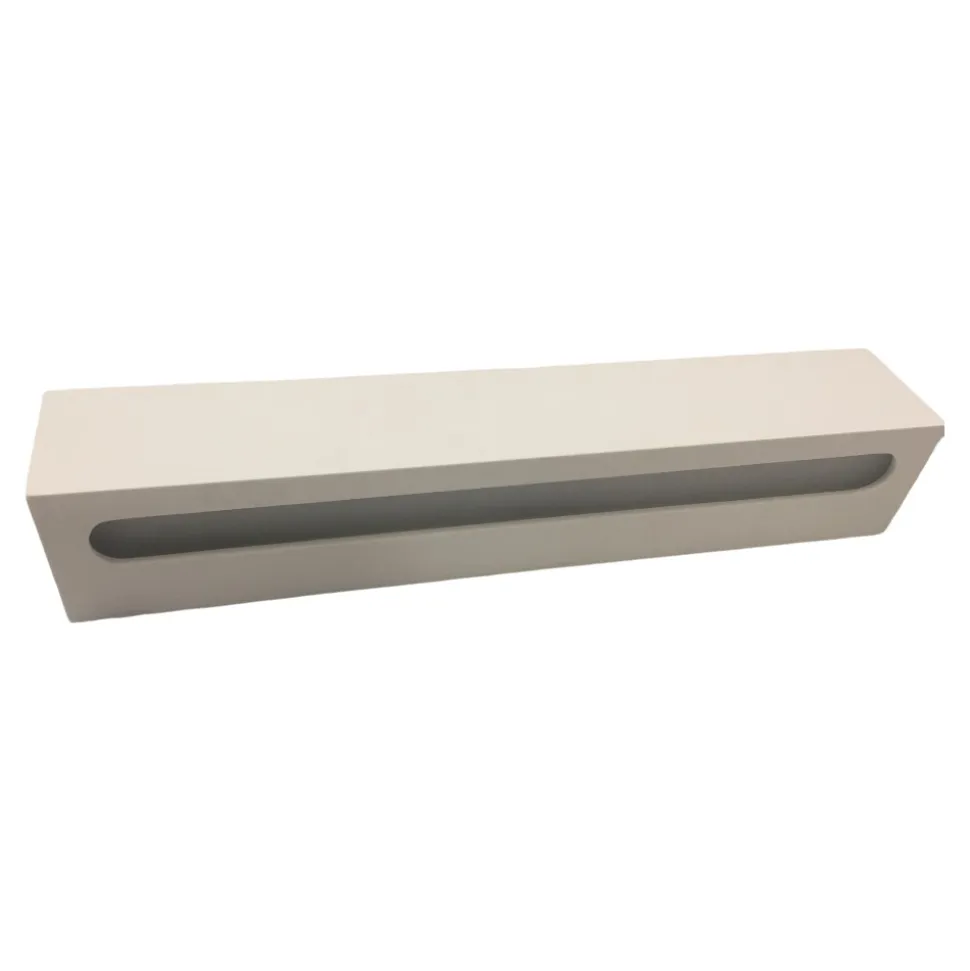 Applique isyluce 18w 3000k gesso bianca rettangolare