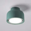 Applique lampada da parete moderna vivida bottone petrolio