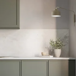 Applique lampada da parete moderna vivida bottone sabbia dimmerabile con telecomando