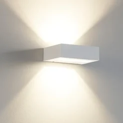 Applique led 3000k bianca biemissione linea light regolo