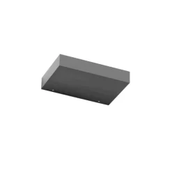 Applique led 3000k moderna linea light regolo antracite mono emissione
