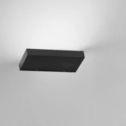 Applique led 3000k mono emissione linea light regolo nera