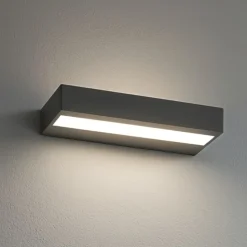 Applique led 3000k regolo linea light antracite 31cm