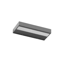 Applique led 3000k regolo linea light antracite 31cm