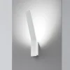 Applique led moderna 22w 3000k nera stilnovo lama