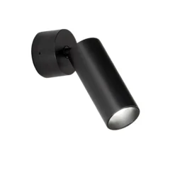 Applique led orientabile nero 10w 3000k isyluce focus slim