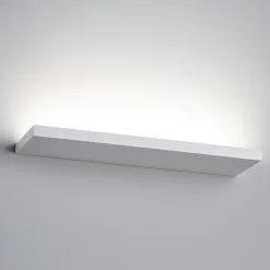Applique led plate isyluce bianco 24w 3000k 4000k moderna