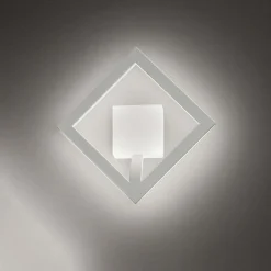 Applique led 36w 3000k bianca moderna affralux quattro
