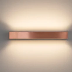 Applique led 41w 2700k bi emissione box w2 linea light rame