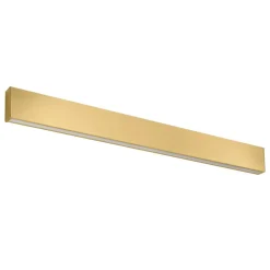 Applique led 41w 2700k box w1 ottone mono emissione linea light