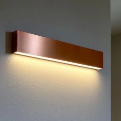 Applique led 28w 3000k box w1 rame mono emissione linea light