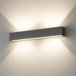 Applique led 41w 2700k cemento box w2 linea light bi emissione