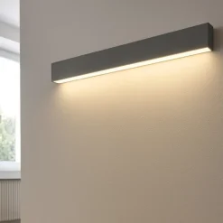 Applique led 28w 4000k colore cemento linea light box w1