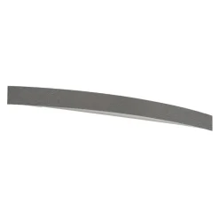 Applique led 35w 3000k curve grigio scuro cemento linea light