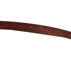 Applique led 35w 3000k curve linea light 93cm corten moderna