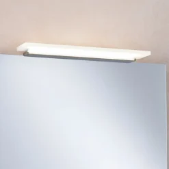 Applique led 14w 3000k da bagno linea light skinny alluminio anodizzato