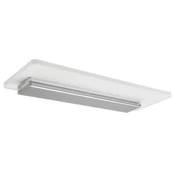 Applique led 14w 3000k da bagno linea light skinny alluminio anodizzato