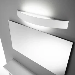 Applique led 30w 3000k moderna bianco linea light curve