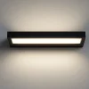 Applique led 38w nera stilnovo tablet design moderna per soggiorno