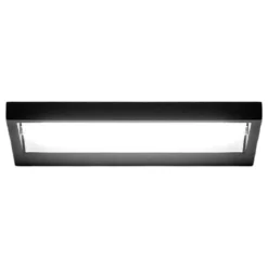 Applique led 38w nera stilnovo tablet design moderna per soggiorno
