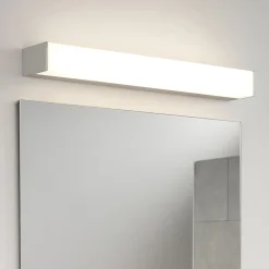 Applique linea light da specchio alluminio kioo led 14w 3000k