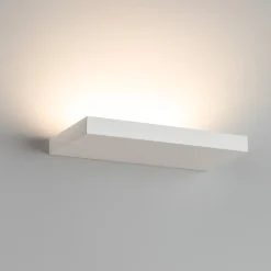 Applique moderna isyluce plate bianco led 12w 3000k fp
