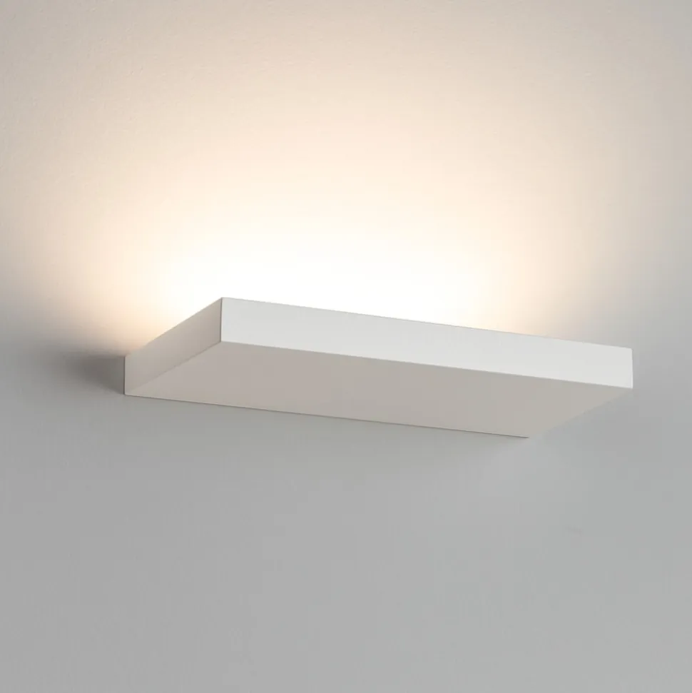 Applique moderna isyluce plate bianco led 12w 3000k fp