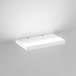 Applique moderna isyluce plate bianco led 12w 3000k fp