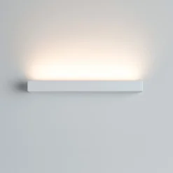 Applique moderna isyluce plate bianco led 12w 3000k fp
