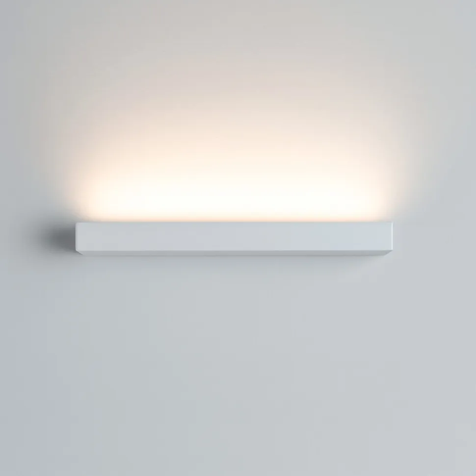 Applique moderna isyluce plate bianco led 12w 3000k fp