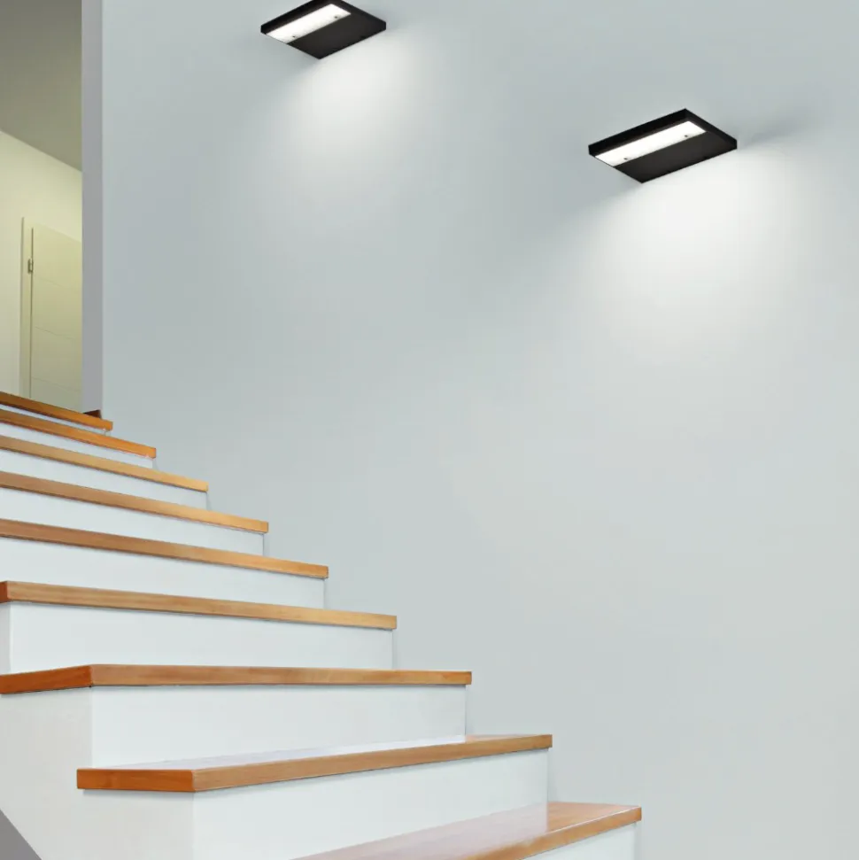 Applique moderna isyluce plate bianco led 12w 3000k fp