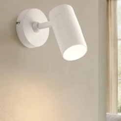 Applique moderna luce spot orientabile bianco isyluce