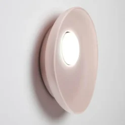 Applique moderna vivida reloaux ceramica rosa