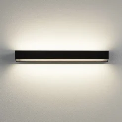 Applique nero led 24w 4000k moderna isyluce