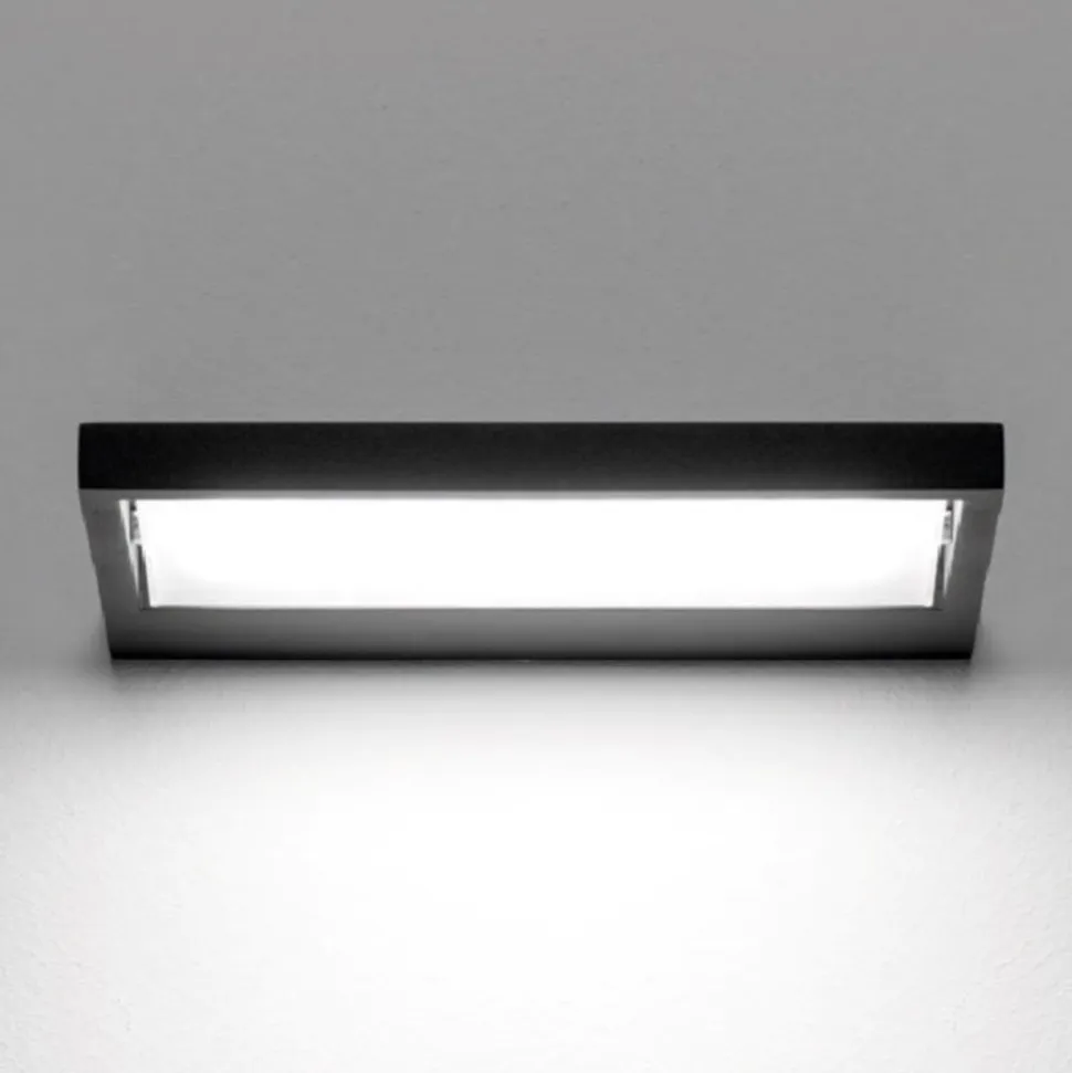 Applique nero led 19w 3000k orientabile stilnovo tablet