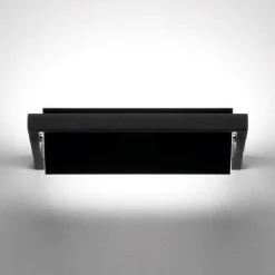 Applique nero led 19w 3000k orientabile stilnovo tablet
